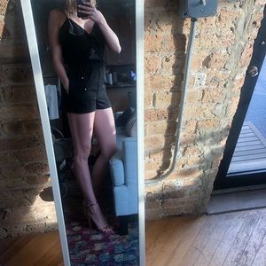 Black romper American eagle